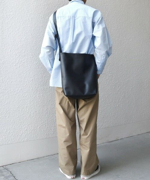 SHIPS / シップス ショルダーバッグ | SHIPS any: スムースレザー コンビ ショルダーバッグ◆ | 詳細2