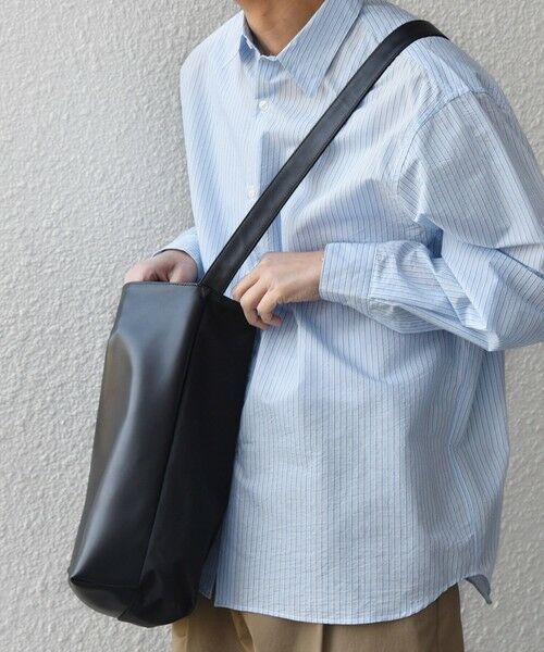 SHIPS / シップス ショルダーバッグ | SHIPS any: スムースレザー コンビ ショルダーバッグ◆ | 詳細5