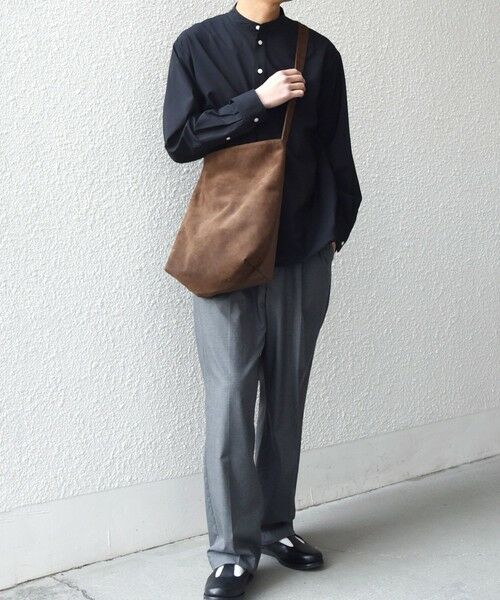 SHIPS / シップス ショルダーバッグ | SHIPS any: スエード コンビ ショルダーバッグ◆ | 詳細1