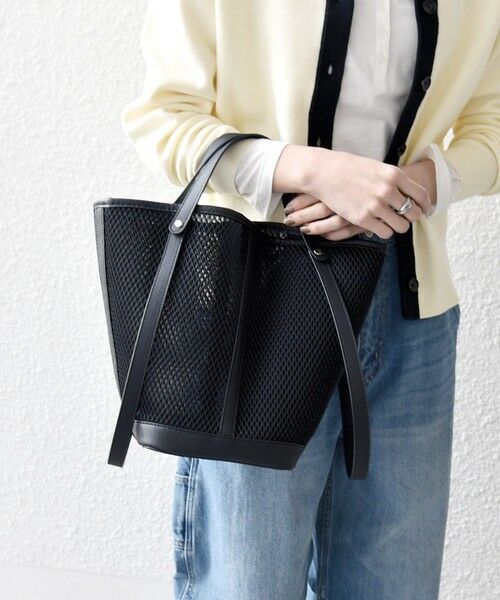 SHIPS / シップス トートバッグ | 《予約》SHIPS any: 3WAY シアー バケツ トート バッグ（ブラック）