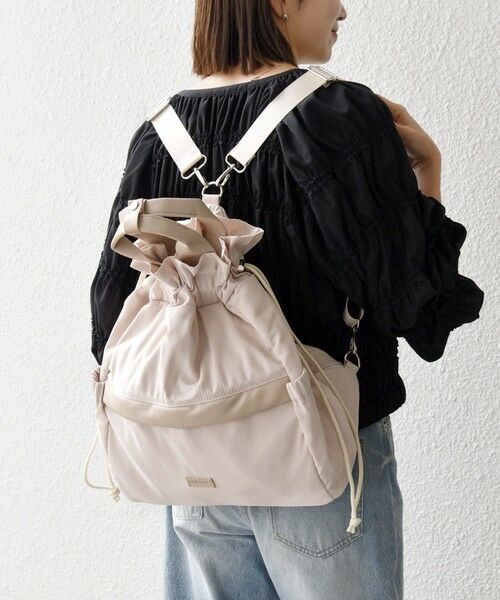 SHIPS / シップス トートバッグ | 《予約》SHIPS any: 3WAY ドロスト ギャザー A4 トート バッグ | 詳細4