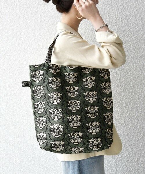 SHIPS / シップス トートバッグ | BINDU: A4 デザイン ジャカード トート バッグ | 詳細5