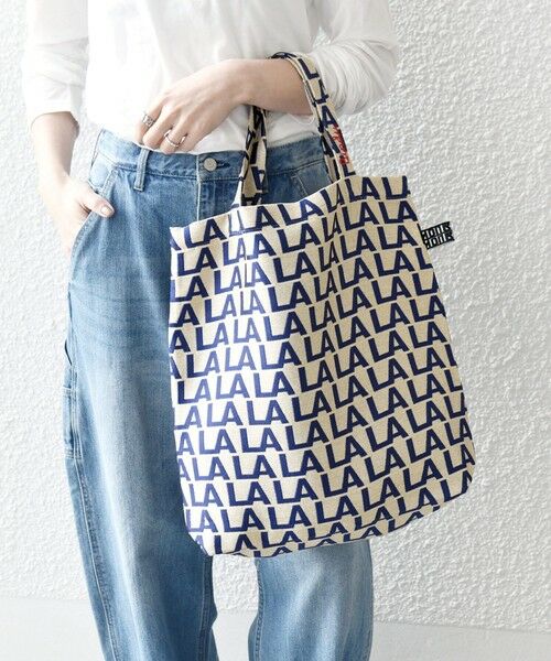 SHIPS / シップス トートバッグ | 《予約》BINDU: A4 デザイン ジャカード トート バッグ | 詳細6