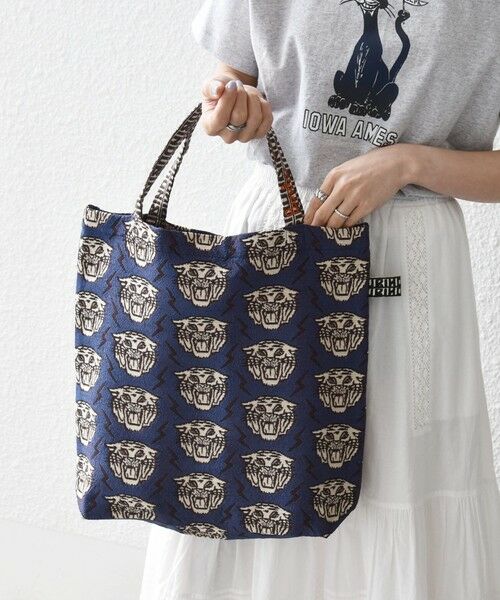 SHIPS / シップス トートバッグ | 《一部追加予約》BINDU: A4 デザイン ジャカード トート バッグ | 詳細22