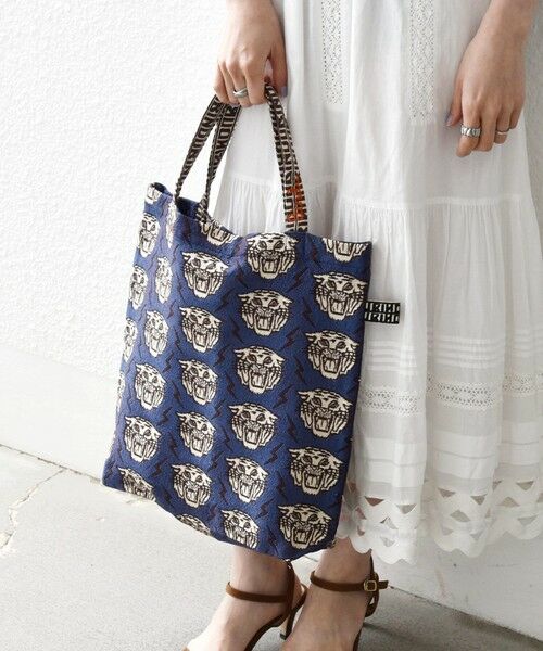 SHIPS / シップス トートバッグ | 《一部追加予約》BINDU: A4 デザイン ジャカード トート バッグ | 詳細23