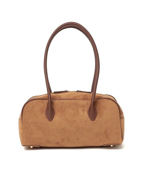 SHIPS / シップス ショルダーバッグ | VELETTO: ロングハンドル ボストン バッグ（キャメル）
