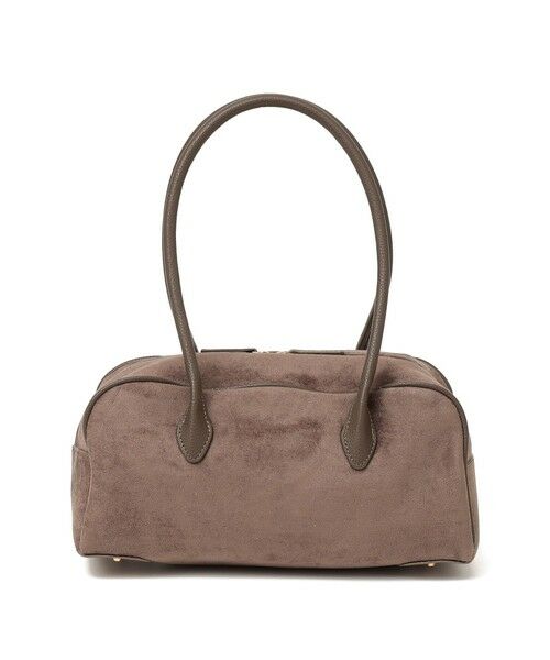 SHIPS / シップス ショルダーバッグ | VELETTO: ロングハンドル ボストン バッグ（ブラウン）