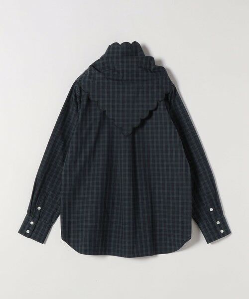 SHIPS / シップス シャツ・ブラウス | 《予約》SHIPS any:〈洗濯機可能〉スカラップ スカーフ付 バンドカラー シャツ | 詳細23