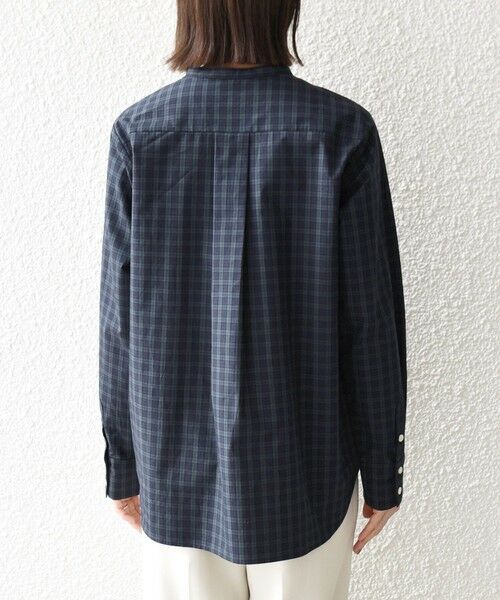 SHIPS / シップス シャツ・ブラウス | 《予約》SHIPS any:〈洗濯機可能〉スカラップ スカーフ付 バンドカラー シャツ | 詳細28