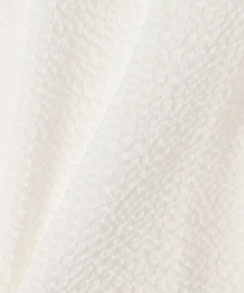 SHIPS / シップス シャツ・ブラウス | 《予約》SHIPS any:〈洗濯機可能〉サッカー バック リボン 配色 シャツ ブラウス | 詳細13