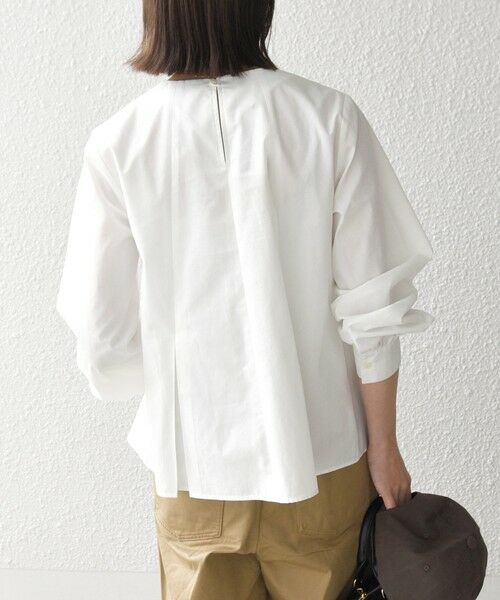 SHIPS / シップス シャツ・ブラウス | 《予約》SHIPS any:〈洗濯機可能〉REPREVE フリル クルーネック Aライン ブラウス | 詳細6