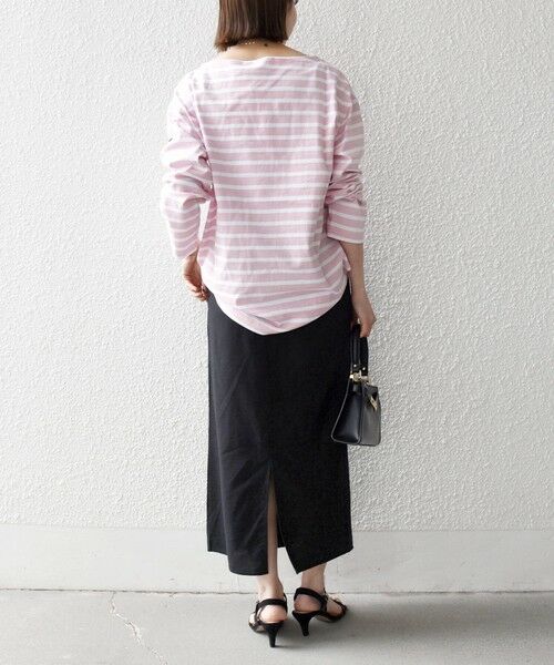 SHIPS / シップス Tシャツ | Le minor:〈洗濯機可能〉ボーダー ロング スリーブ TEE | 詳細2