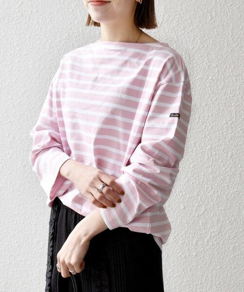 SHIPS / シップス Tシャツ | Le minor:〈洗濯機可能〉ボーダー ロング スリーブ TEE | 詳細3