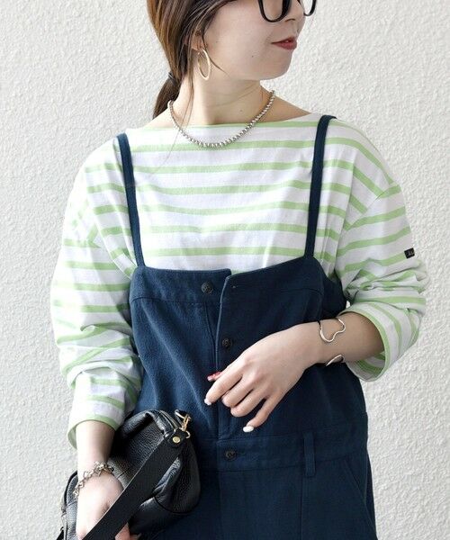 SHIPS / シップス Tシャツ | Le minor:〈洗濯機可能〉ボーダー ロング スリーブ TEE | 詳細14