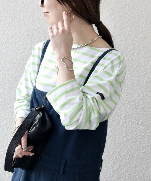 SHIPS / シップス Tシャツ | Le minor:〈洗濯機可能〉ボーダー ロング スリーブ TEE | 詳細15