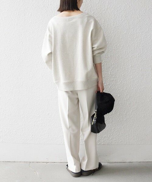 SHIPS / シップス スウェット | 《予約》SHIPS any:〈洗濯機可能〉USAコットン 裏毛 ナンバリング ルーズ スウェット | 詳細2