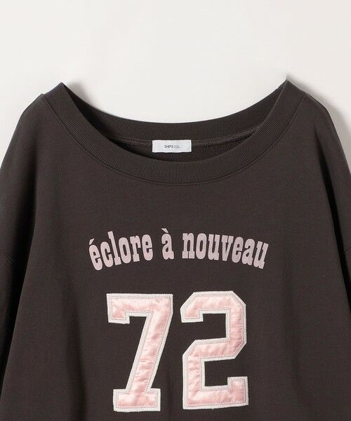 SHIPS / シップス スウェット | 《予約》SHIPS any:〈洗濯機可能〉USAコットン 裏毛 ナンバリング ルーズ スウェット | 詳細27