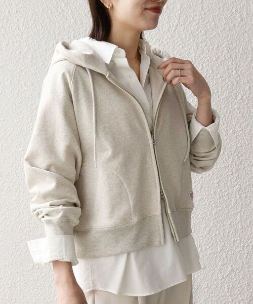 SHIPS / シップス パーカー | 《予約》SHIPS any:〈洗濯機可能〉USAコットン 裏毛 ジップ コンパクト パーカー | 詳細4