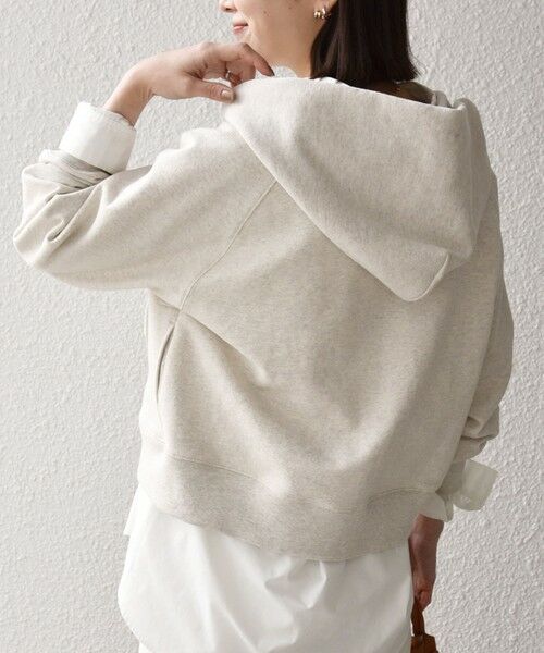 SHIPS / シップス パーカー | 《予約》SHIPS any:〈洗濯機可能〉USAコットン 裏毛 ジップ コンパクト パーカー | 詳細7