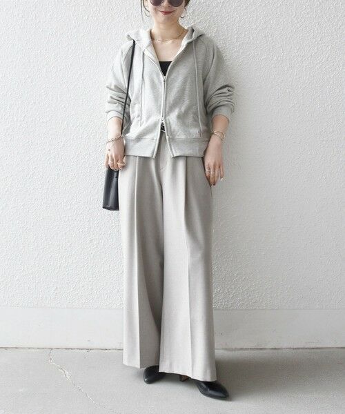 SHIPS / シップス パーカー | SHIPS any:〈洗濯機可能〉USAコットン 裏毛 ジップ コンパクト パーカー | 詳細1