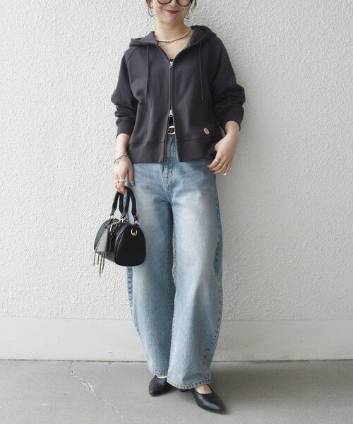 SHIPS / シップス パーカー | 《予約》SHIPS any:〈洗濯機可能〉USAコットン 裏毛 ジップ コンパクト パーカー | 詳細12