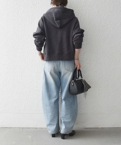 SHIPS / シップス パーカー | 《予約》SHIPS any:〈洗濯機可能〉USAコットン 裏毛 ジップ コンパクト パーカー | 詳細13