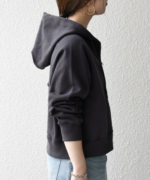 SHIPS / シップス パーカー | 《予約》SHIPS any:〈洗濯機可能〉USAコットン 裏毛 ジップ コンパクト パーカー | 詳細17