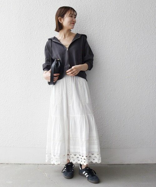 SHIPS / シップス パーカー | SHIPS any:〈洗濯機可能〉USAコットン 裏毛 ジップ コンパクト パーカー | 詳細9