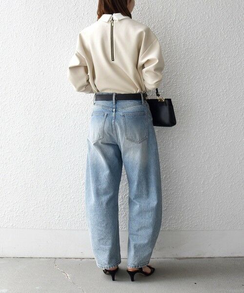 SHIPS / シップス カットソー | 《予約》SHIPS any:〈洗濯機可能〉ダンボール バイカラー プルオーバー | 詳細2