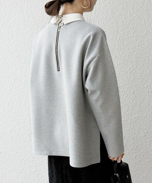 SHIPS / シップス カットソー | 《予約》SHIPS any:〈洗濯機可能〉ダンボール バイカラー プルオーバー | 詳細13