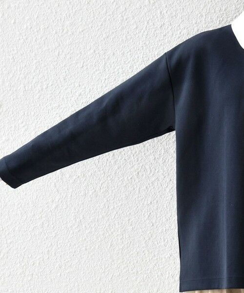 SHIPS / シップス カットソー | 《予約》SHIPS any:〈洗濯機可能〉ダンボール バイカラー プルオーバー | 詳細29