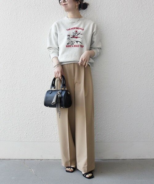 SHIPS / シップス スウェット | 《予約》【SHIPS any別注】THE KNiTS:〈洗濯機可能〉ロゴ プリント スウェット 2 | 詳細1