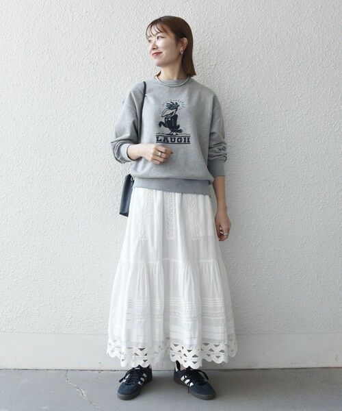 SHIPS / シップス スウェット | 《予約》【SHIPS any別注】THE KNiTS:〈洗濯機可能〉ロゴ プリント スウェット 2 | 詳細11