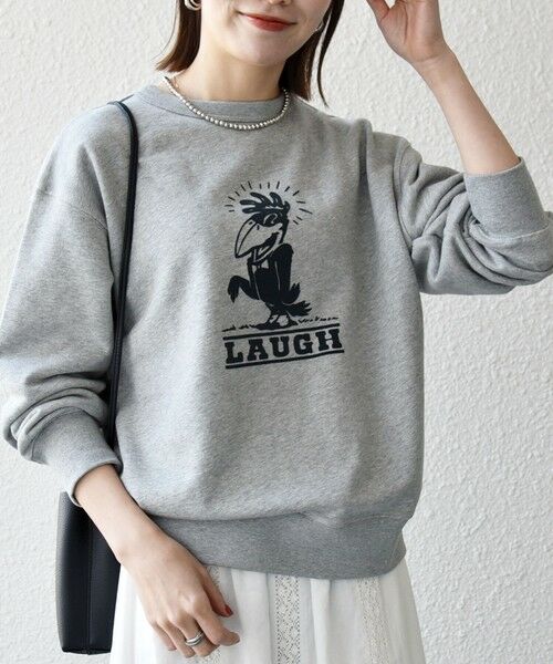 SHIPS / シップス スウェット | 《予約》【SHIPS any別注】THE KNiTS:〈洗濯機可能〉ロゴ プリント スウェット 2 | 詳細14