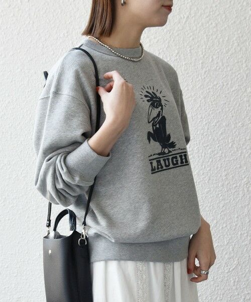 SHIPS / シップス スウェット | 《予約》【SHIPS any別注】THE KNiTS:〈洗濯機可能〉ロゴ プリント スウェット 2 | 詳細15