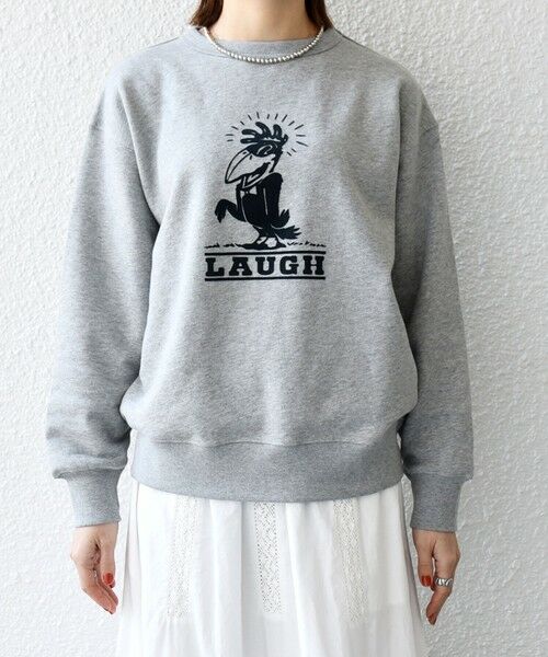 SHIPS / シップス スウェット | 《予約》【SHIPS any別注】THE KNiTS:〈洗濯機可能〉ロゴ プリント スウェット 2 | 詳細20