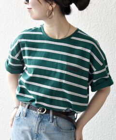 SHIPS / シップス カットソー | 《予約》SHIPS any:〈洗濯機可能〉マルチボーダー ワイド TEE