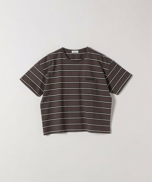 SHIPS / シップス カットソー | 《予約》SHIPS any:〈洗濯機可能〉マルチボーダー ワイド TEE | 詳細21