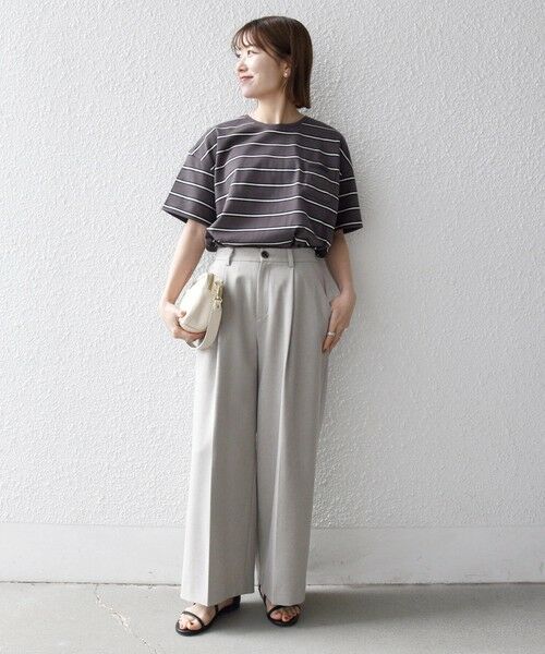 SHIPS / シップス カットソー | SHIPS any:〈洗濯機可能〉マルチボーダー ワイド TEE | 詳細11