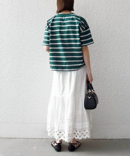 SHIPS / シップス カットソー | SHIPS any:〈洗濯機可能〉マルチボーダー ワイド TEE | 詳細26