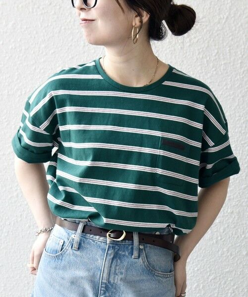 SHIPS / シップス カットソー | 《予約》SHIPS any:〈洗濯機可能〉マルチボーダー ワイド TEE | 詳細29