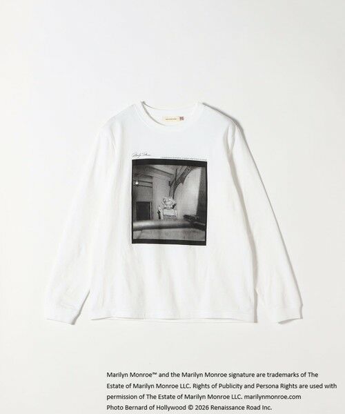 SHIPS / シップス Tシャツ | 《予約》GOOD ROCK SPEED:〈洗濯機可能〉MARILYN MONROE フォト プリント ロンTEE 26SS | 詳細8