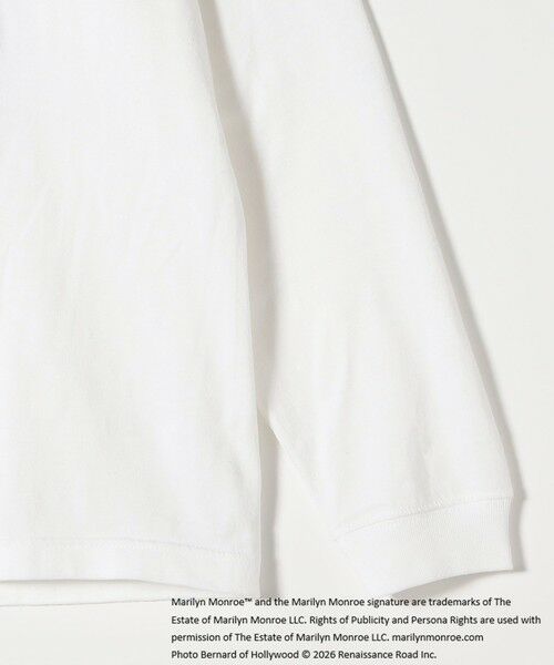 SHIPS / シップス Tシャツ | 《予約》GOOD ROCK SPEED:〈洗濯機可能〉MARILYN MONROE フォト プリント ロンTEE 26SS | 詳細10