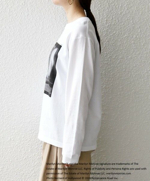 SHIPS / シップス Tシャツ | 《予約》GOOD ROCK SPEED:〈洗濯機可能〉MARILYN MONROE フォト プリント ロンTEE 26SS | 詳細14
