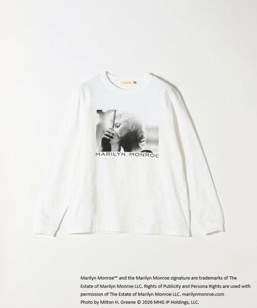 SHIPS / シップス Tシャツ | 《予約》GOOD ROCK SPEED:〈洗濯機可能〉MARILYN MONROE フォト プリント ロンTEE 26SS | 詳細24