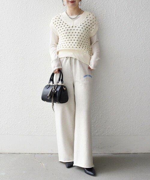 SHIPS / シップス その他パンツ | 《予約》SHIPS any:〈洗濯機可能〉USAコットン 裏毛 カットオフ スウェット パンツ | 詳細1