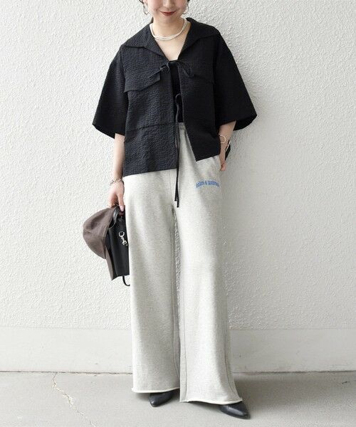 SHIPS / シップス その他パンツ | SHIPS any:〈洗濯機可能〉USAコットン 裏毛 カットオフ スウェット パンツ | 詳細1