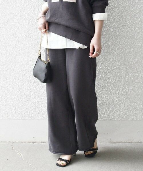 SHIPS / シップス その他パンツ | 《予約》SHIPS any:〈洗濯機可能〉USAコットン 裏毛 カットオフ スウェット パンツ | 詳細14