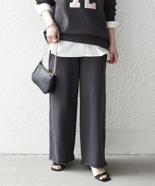 SHIPS / シップス その他パンツ | 《予約》SHIPS any:〈洗濯機可能〉USAコットン 裏毛 カットオフ スウェット パンツ | 詳細17