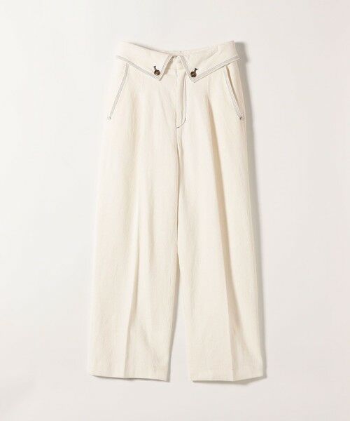 SHIPS / シップス その他パンツ | SHIPS any:〈洗濯機可能〉カルゼ ターンバック ハイウエスト テーパード パンツ | 詳細9